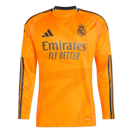 Real Madrid Long Sleeve Jersey Away Football Shirt 2024/25 - bestsoccerstore