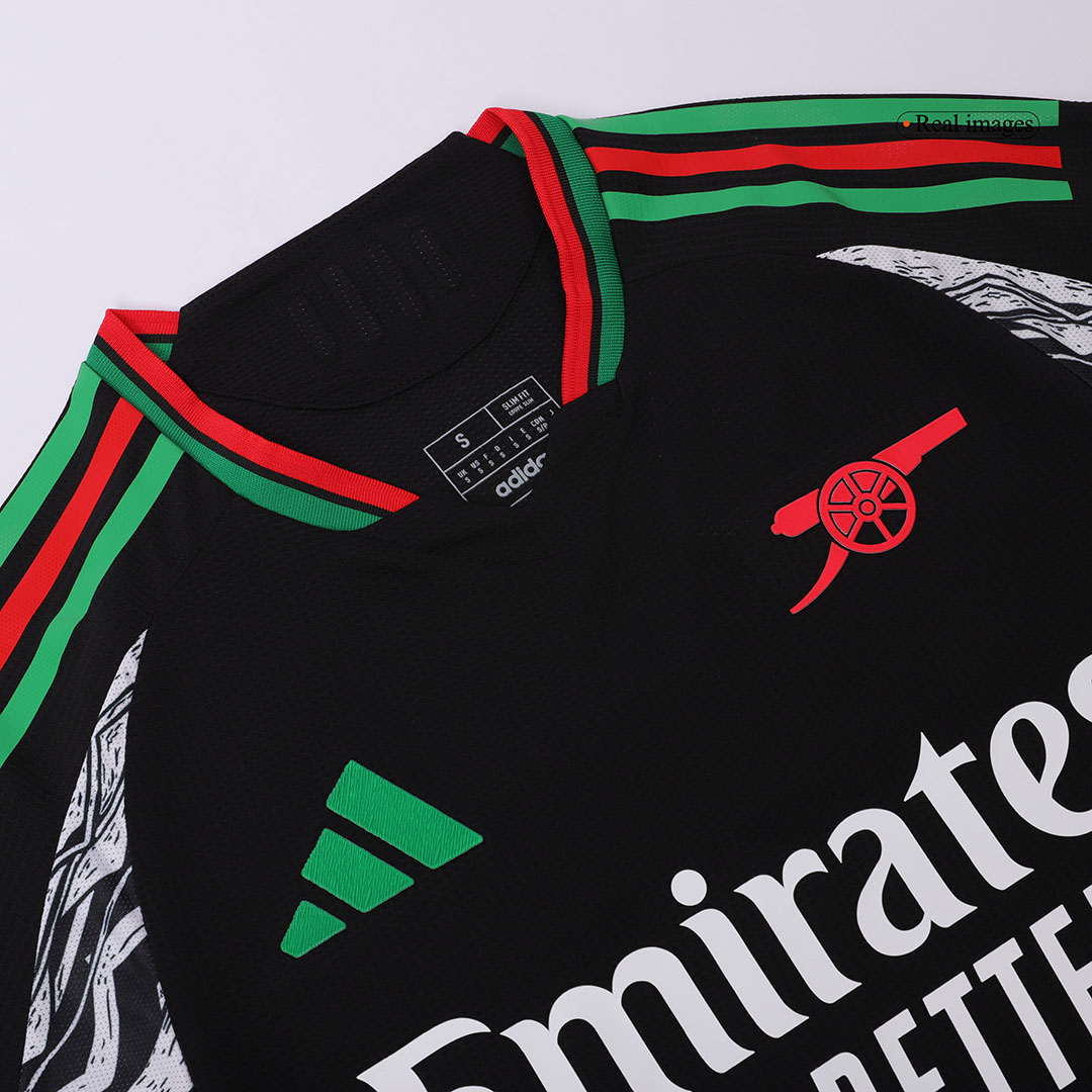 Arsenal SAKA #7 Away Custom Player Version Soccer Jersey - bestsoccerstore