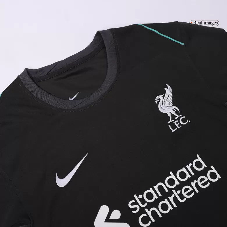 Liverpool Jersey Custom M.SALAH #11 Soccer Jersey Away 2024/25 - UCL - bestsoccerstore