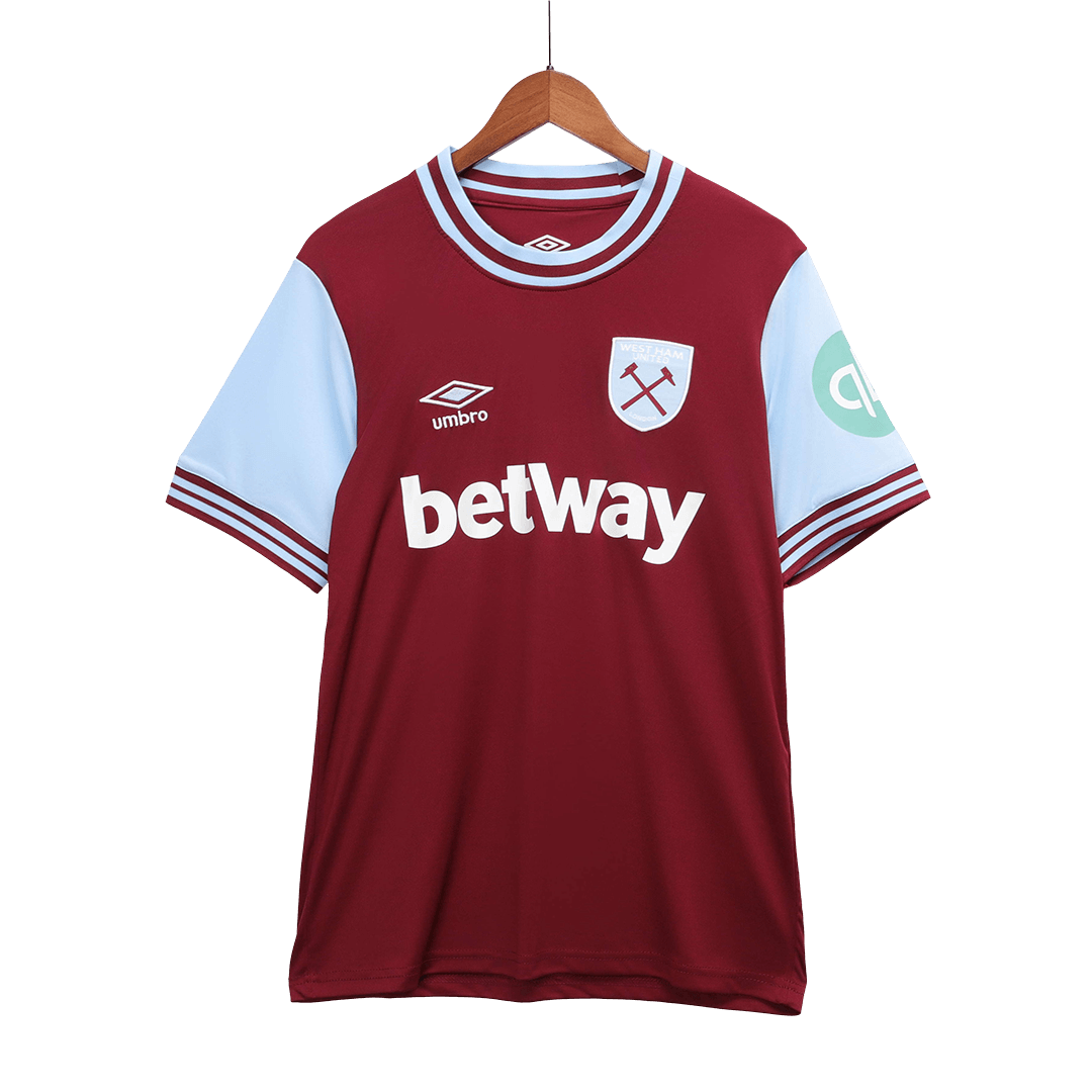 West Ham United Soccer Jersey Home Custom Shirt - bestsoccerstore