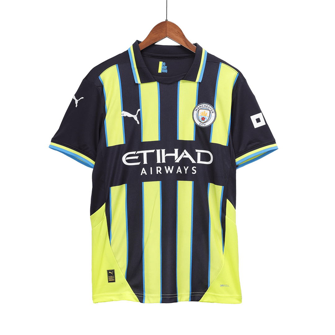 Manchester City Soccer Jersey Away Custom Shirt - bestsoccerstore