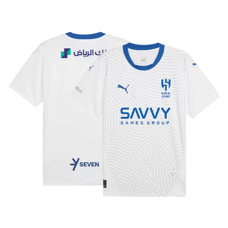 Al Hilal SFC Soccer Jersey Away Custom Shirt 2024/25 - bestsoccerstore