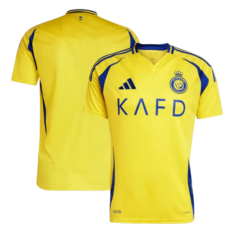 Al Nassr Soccer Jersey Home Custom Shirt 2024/25 - bestsoccerstore