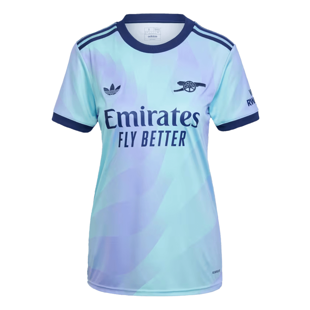 Arsenal Soccer Jersey Third Away Women's Custom Shirt - bestsoccerstore