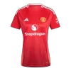Manchester United Soccer Jersey Home Women's Custom Shirt 2024/25 - bestsoccerstore