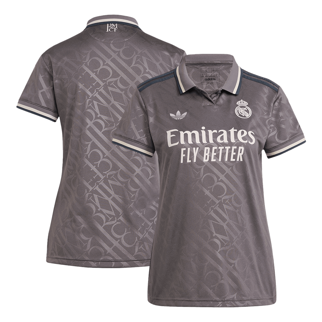 Real Madrid Soccer Jersey Third Away Women's Custom Shirt - bestsoccerstore
