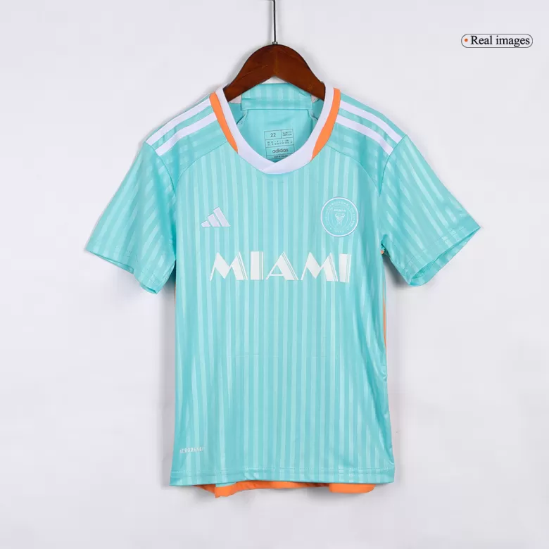 Kids Inter Miami CF Custom Third Away Soccer Kits 2024 - bestsoccerstore