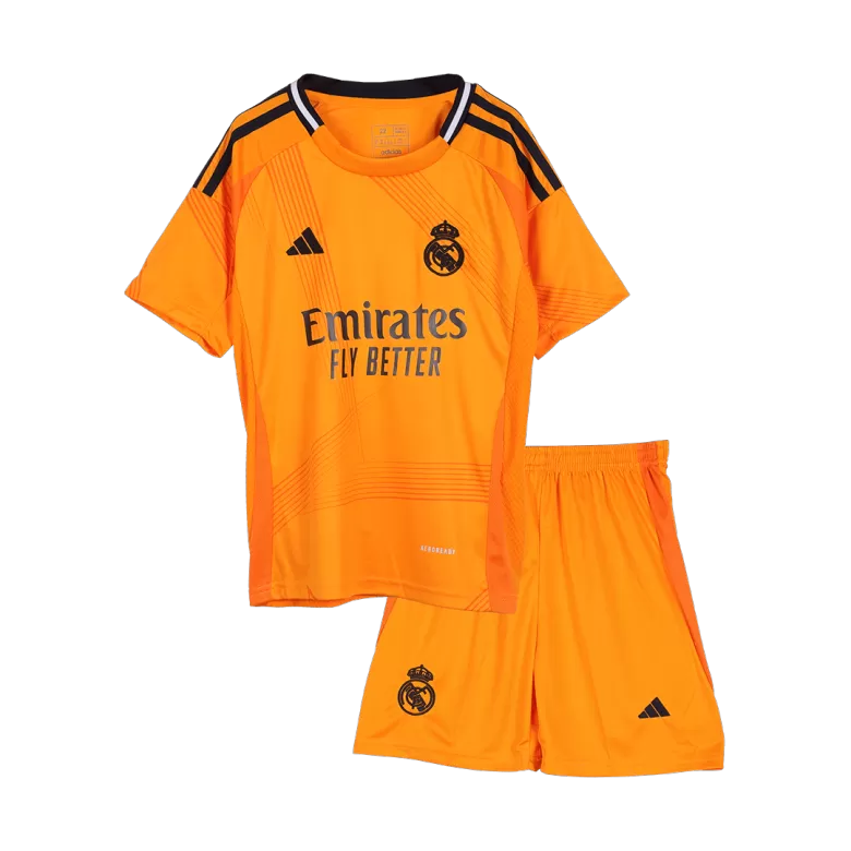 Kids Real Madrid Custom Away Soccer Kits 2024/25 - bestsoccerstore