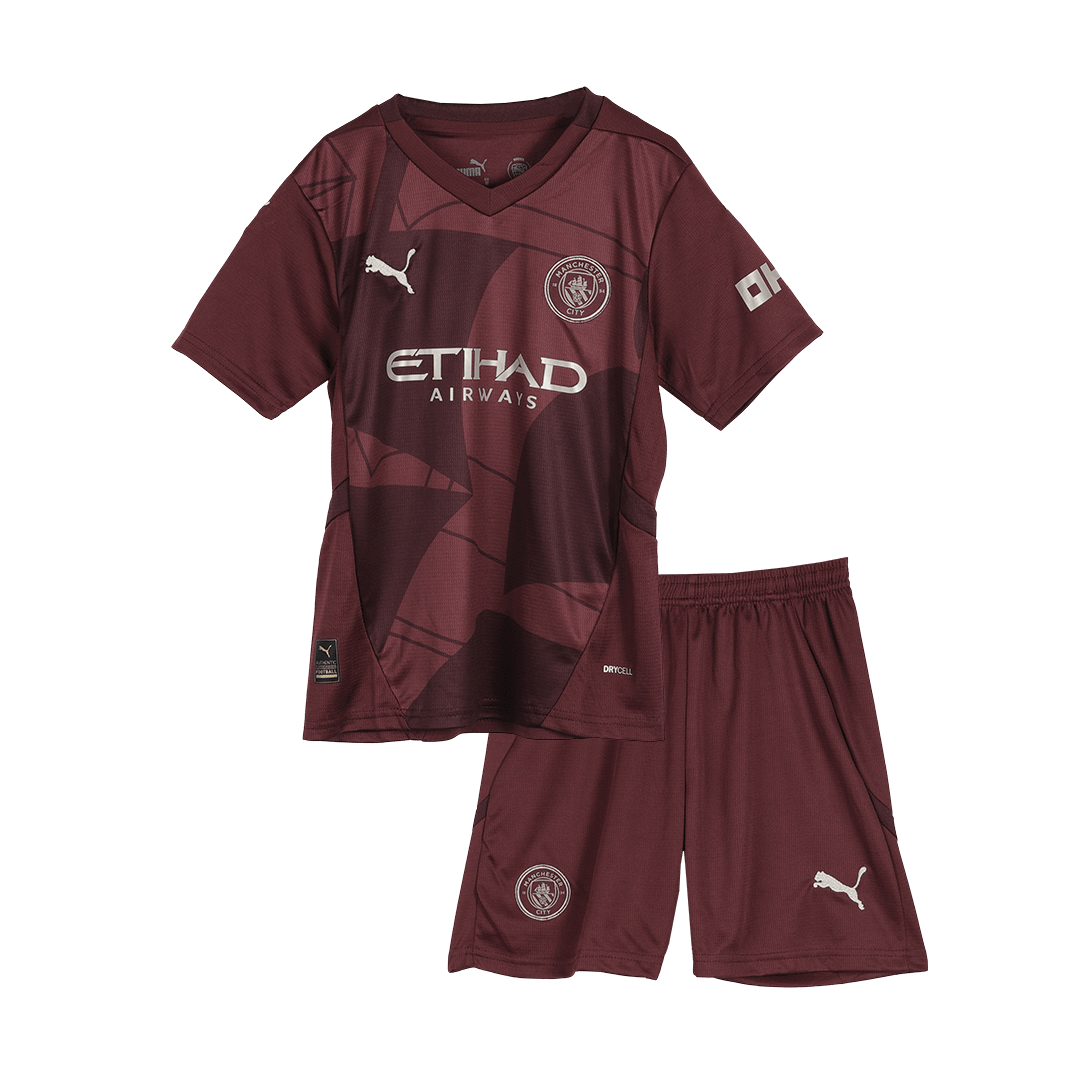 Kids Manchester City Custom Third Away Soccer Kits