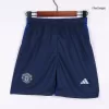 Kids Manchester United Custom Away Soccer Kits 2024/25 - bestsoccerstore