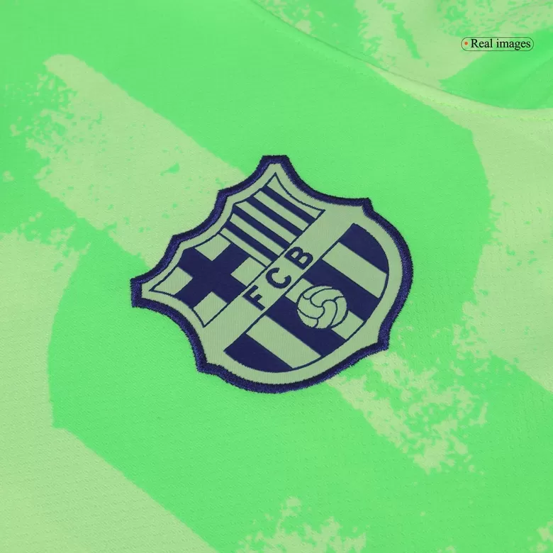 Barcelona Third Away Soccer Jersey 2024/25 - Spotify Logo Without Text - UCL - bestsoccerstore