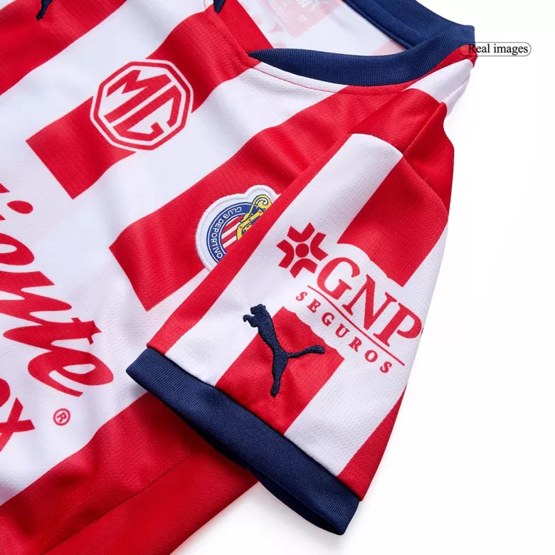 Kids Chivas Home Soccer Kits 2024/25 - bestsoccerstore