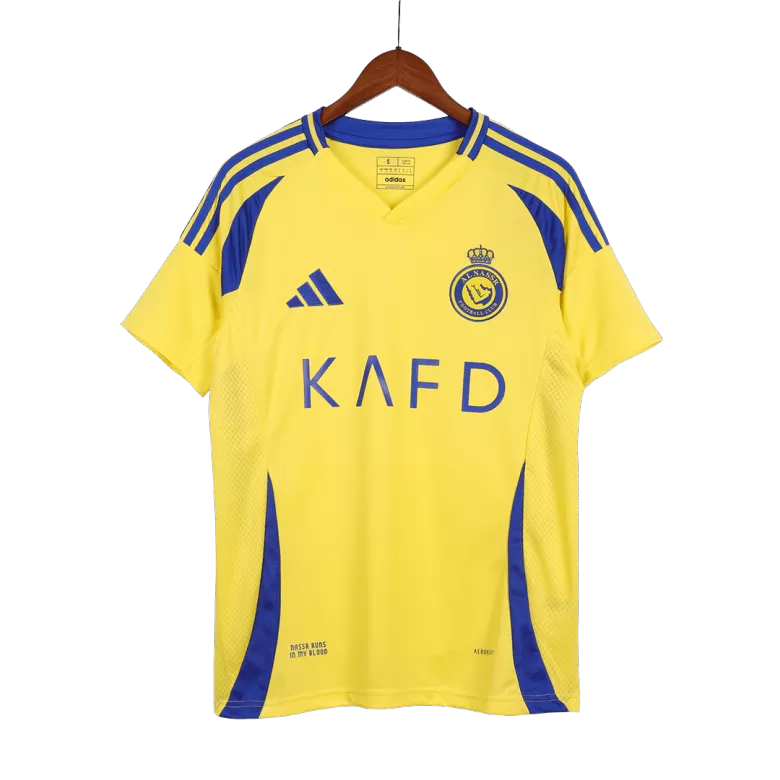 Al Nassr Soccer Jersey Home Custom Shirt 2024/25 - bestsoccerstore