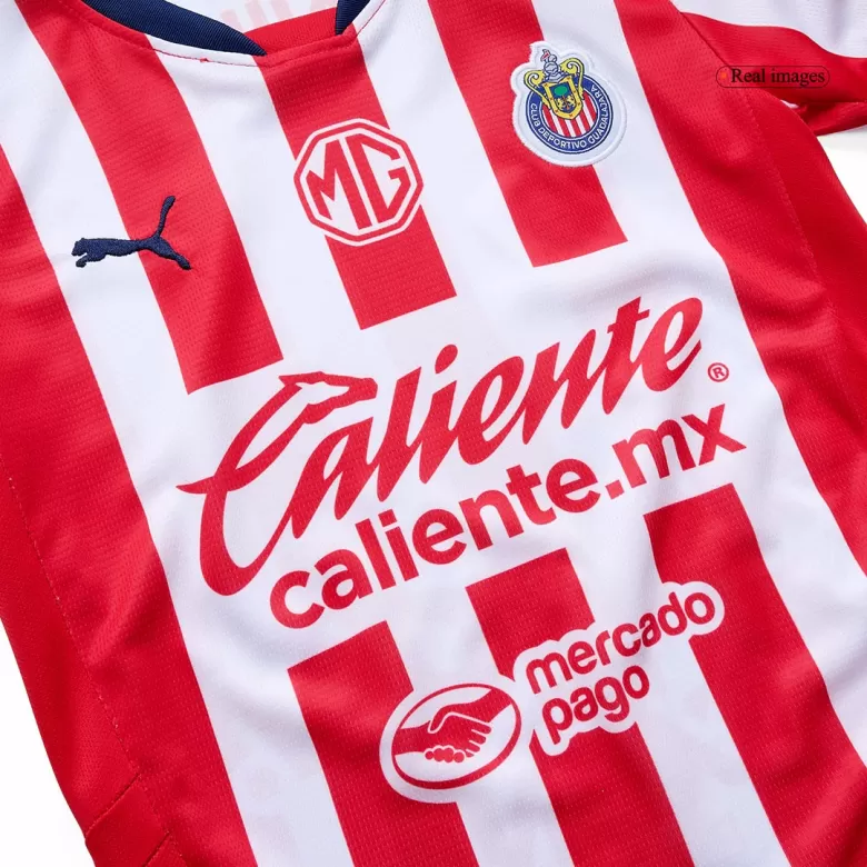 Kids Chivas Home Soccer Kits 2024/25 - bestsoccerstore