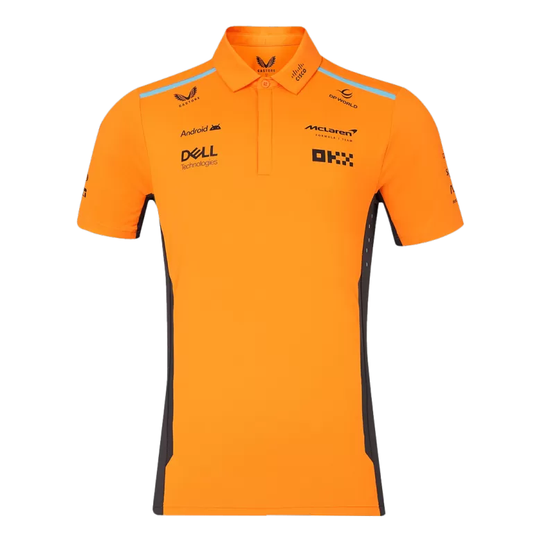 McLaren F1 Orange Team Polo 2024 Plus Size(3XL-5XL) - bestsoccerstore