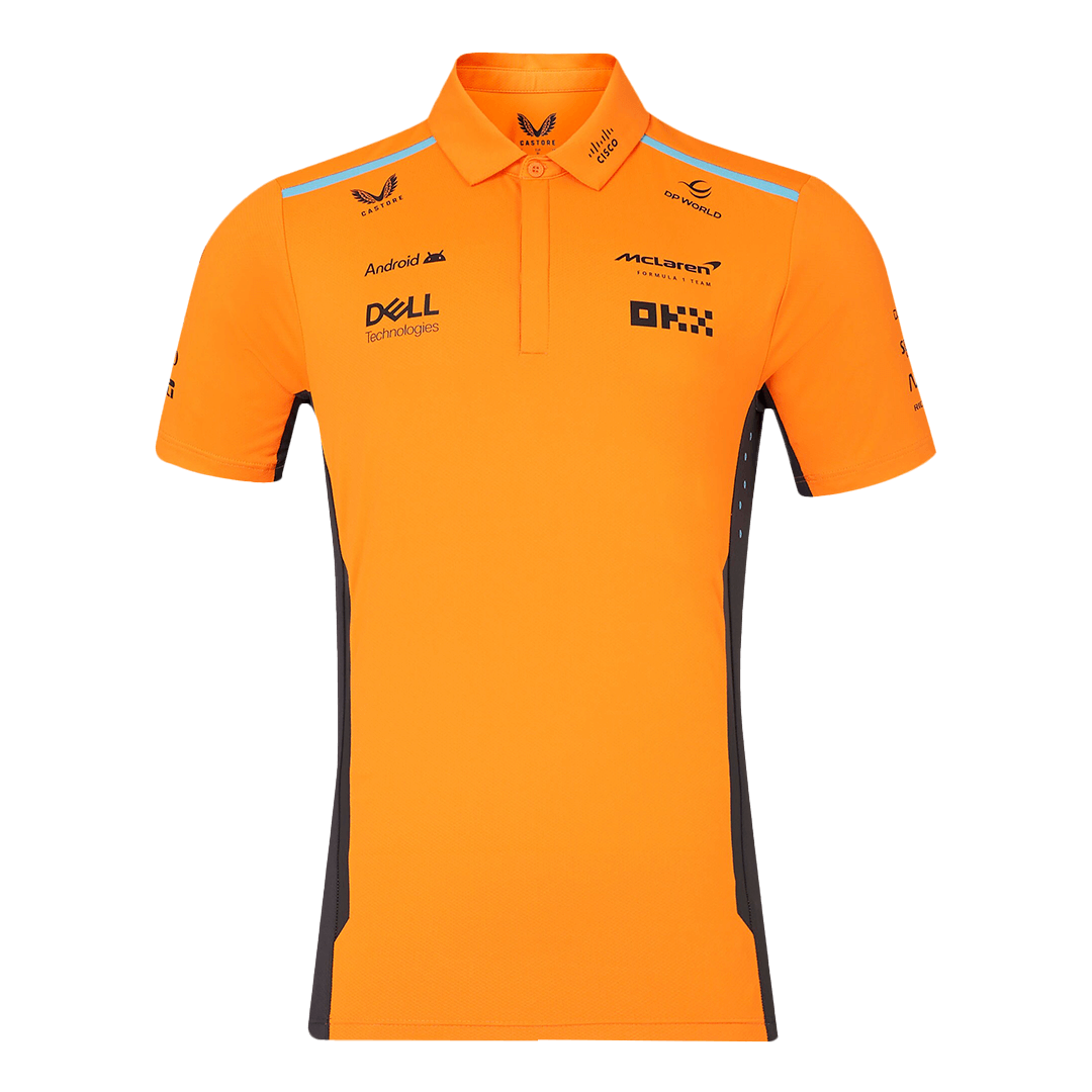 McLaren F1 Orange Team Polo - bestsoccerstore