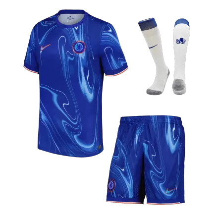 Chelsea Home Custom Full Soccer Kit 2024/25 - bestsoccerstore