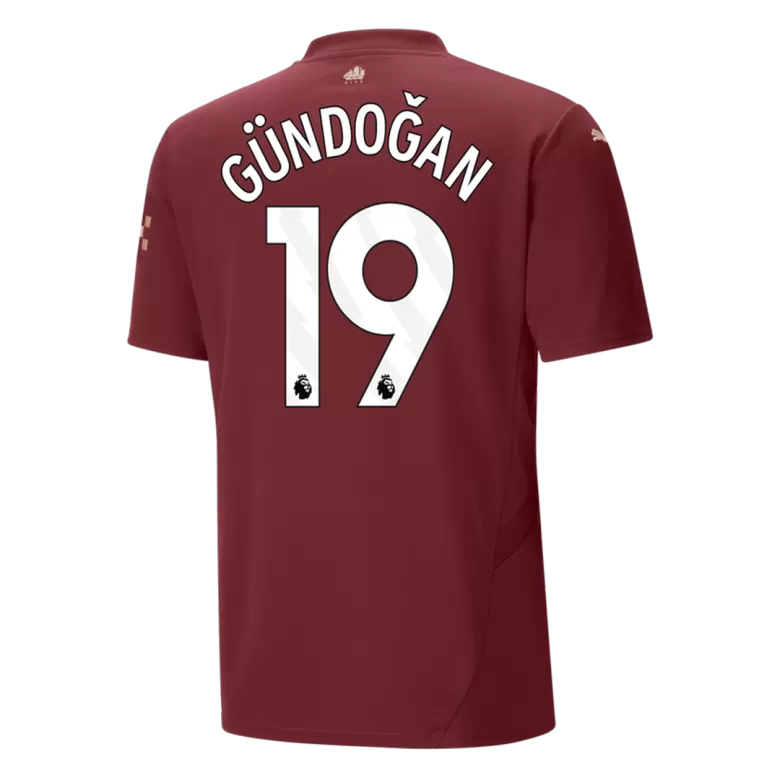 GÜNDOĞAN #19 Manchester City Soccer Jersey Third Away Custom Shirt 2024/25 - bestsoccerstore