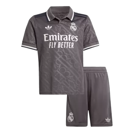 Kids Real Madrid Custom Third Away Soccer Kits 2024/25 - bestsoccerstore