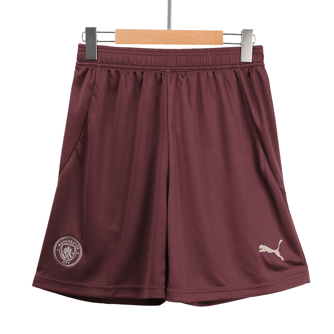 Manchester City Soccer Shorts Custom Third Away - bestsoccerstore