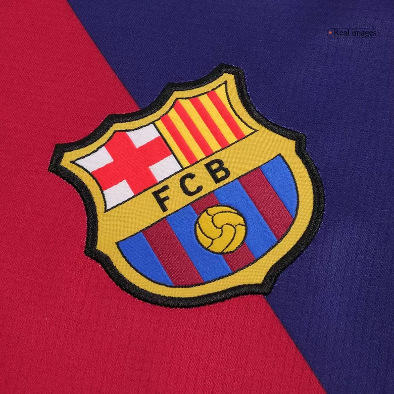 Barcelona Jersey Custom LAMINE YAMAL #19 Soccer Jersey Home 2024/25 Spotify Logo Without Text - bestsoccerstore