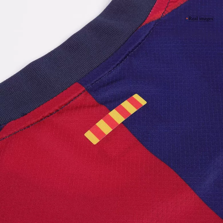 Barcelona Home Soccer Jersey 2024/25 - Spotify Logo Without Text - bestsoccerstore