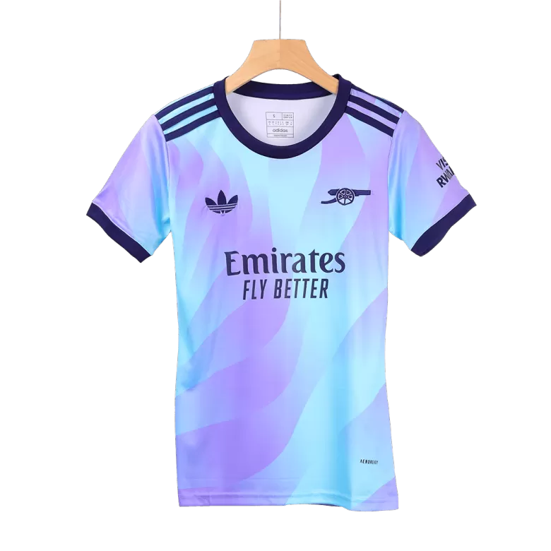 Arsenal Soccer Jersey Third Away Women's Custom Shirt 2024/25 - bestsoccerstore