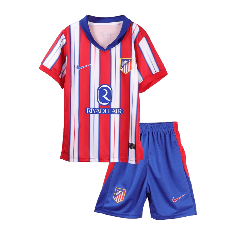 Kids Atletico Madrid Custom Home Soccer Kits 2024/25 - bestsoccerstore