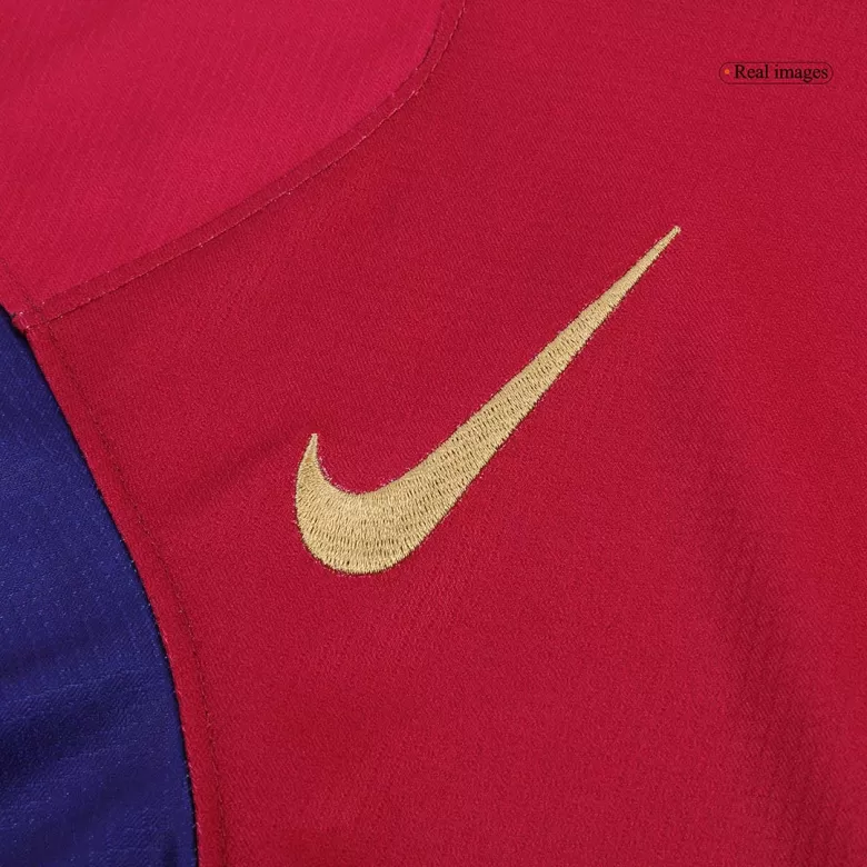 Barcelona Home Soccer Jersey 2024/25 - Spotify Logo Without Text - bestsoccerstore