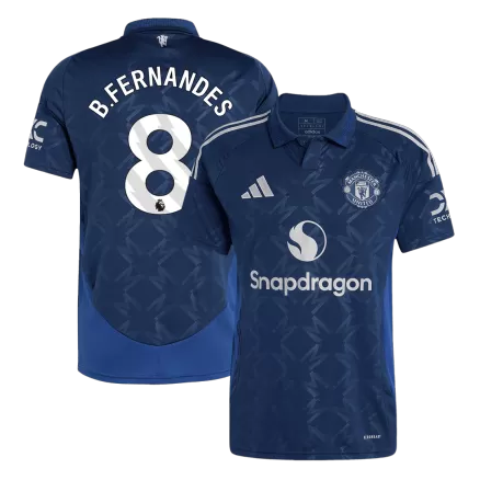 B.FERNANDES #8 Manchester United Soccer Jersey Away Custom Shirt 2024/25 - bestsoccerstore