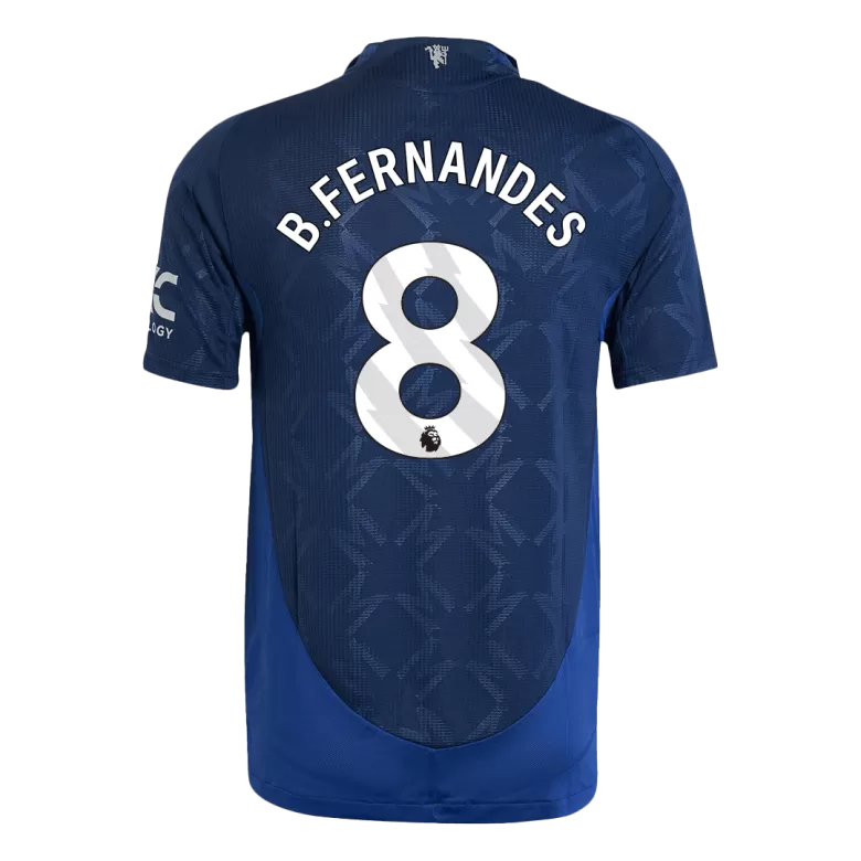 Authentic B.FERNANDES #8 Soccer Jersey Manchester United Away Shirt 2024/25 - bestsoccerstore