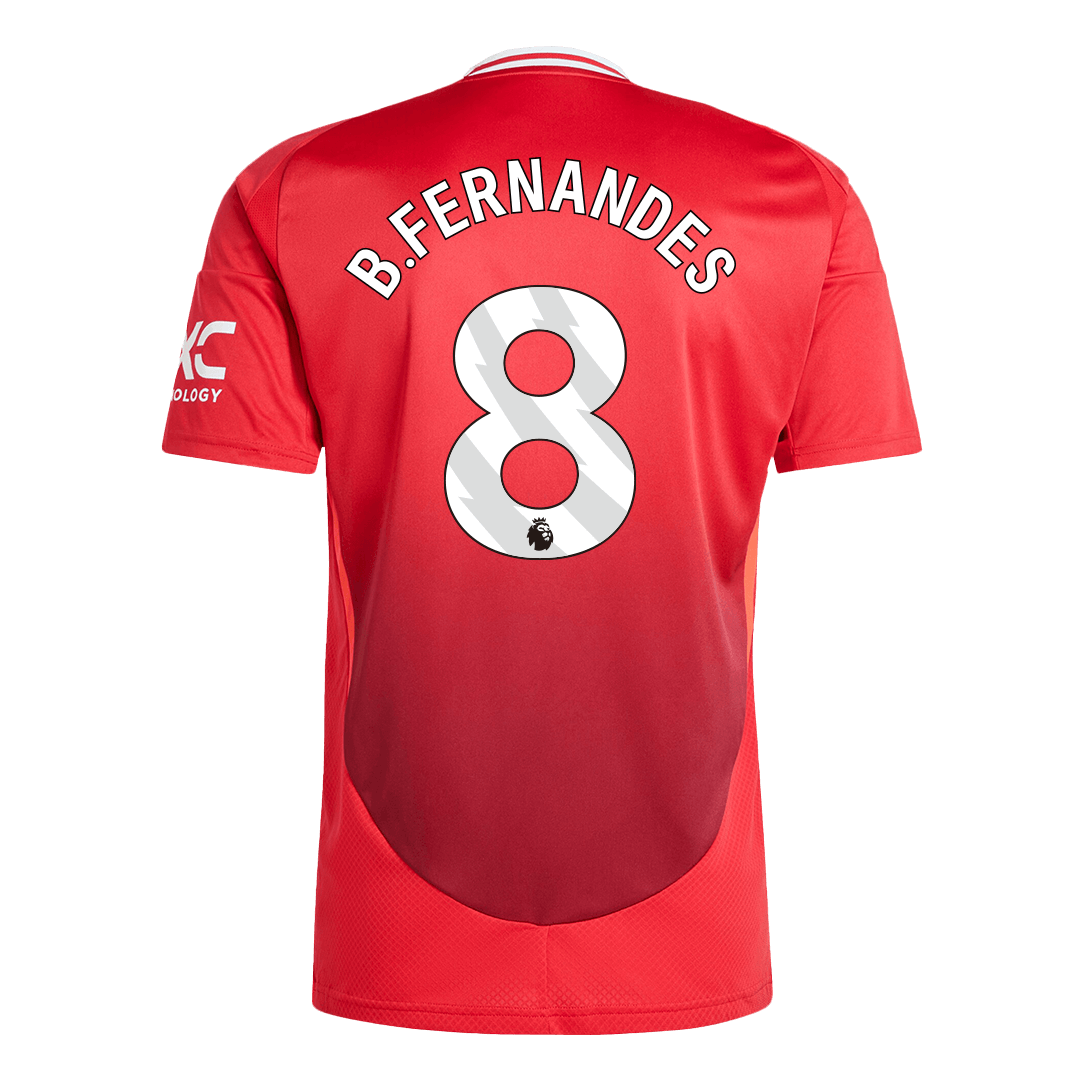 B.FERNANDES #8 Manchester United Home Soccer Jersey - bestsoccerstore
