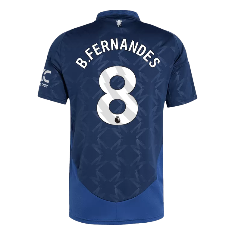 B.FERNANDES #8 Manchester United Soccer Jersey Away Custom Shirt 2024/25 - bestsoccerstore