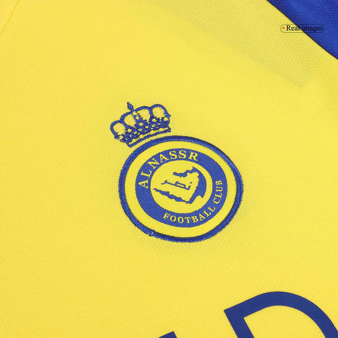 Kids Al Nassr RONALDO #7 Home Soccer Kits-ACL - bestsoccerstore