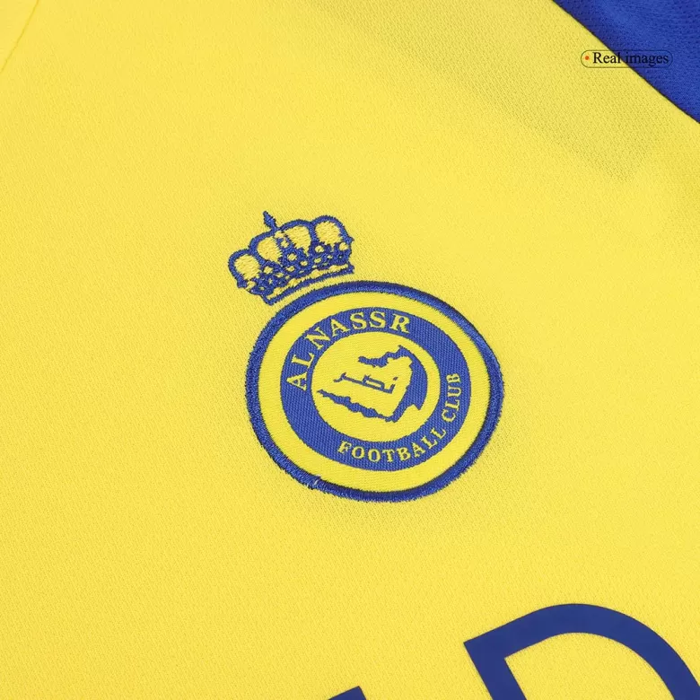 Kids Al Nassr Custom Home Soccer Kits 2024/25 - bestsoccerstore