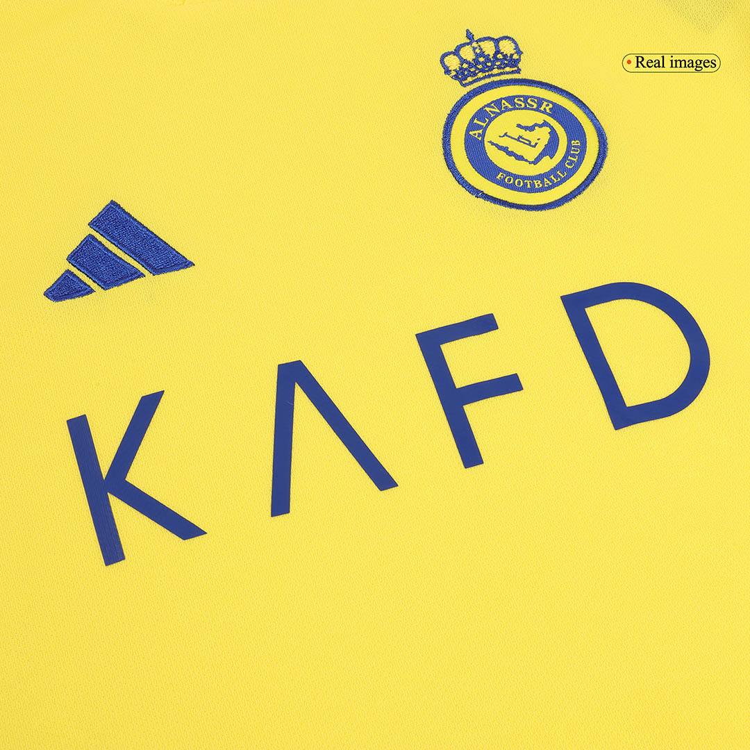 Kids Al Nassr RONALDO #7 Home Soccer Kits-ACL - bestsoccerstore