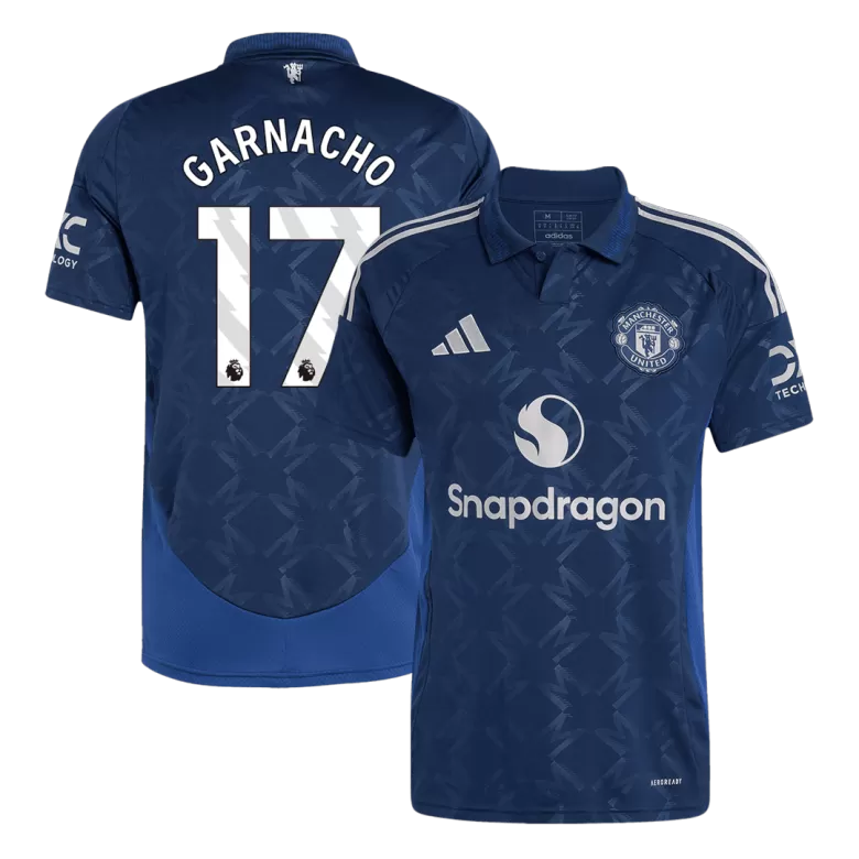 GARNACHO #17 Manchester United Soccer Jersey Away Custom Shirt 2024/25 - bestsoccerstore