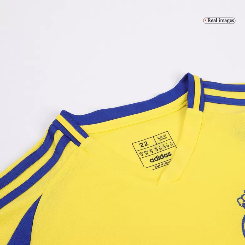 Kids Al Nassr Custom Home Soccer Kits 2024/25 - bestsoccerstore