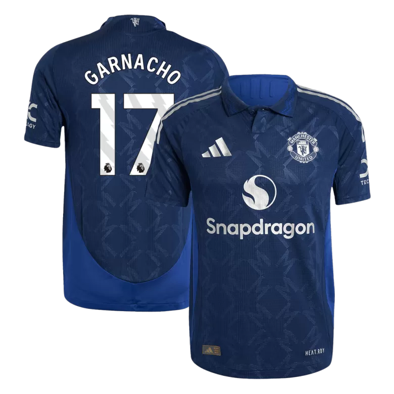 Authentic GARNACHO #17 Soccer Jersey Manchester United Away Shirt 2024/25 - bestsoccerstore