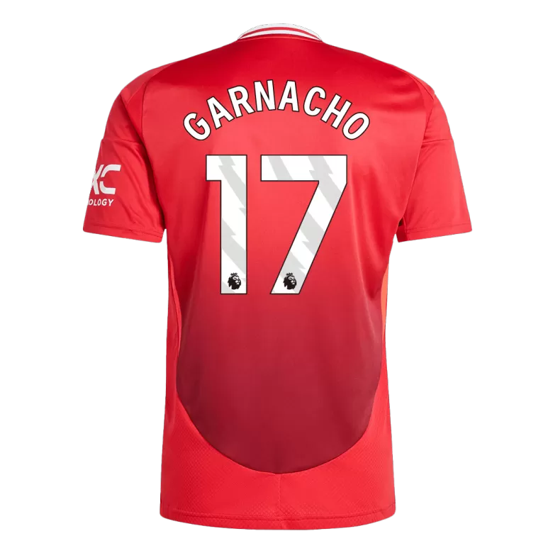 GARNACHO #17 Manchester United Home Soccer Jersey 2024/25 - bestsoccerstore