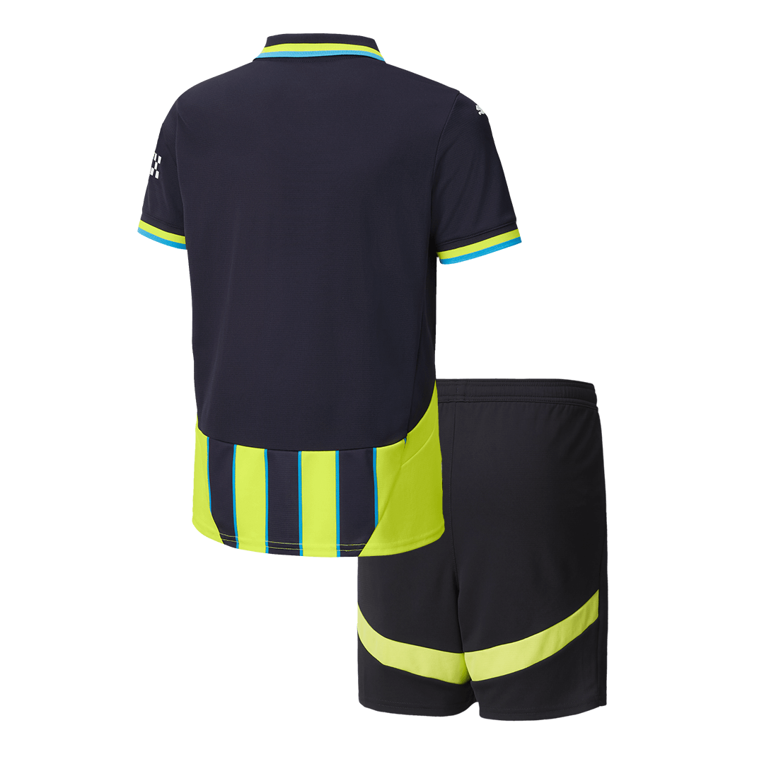 Kids Manchester City Away Custom Soccer Kits - bestsoccerstore