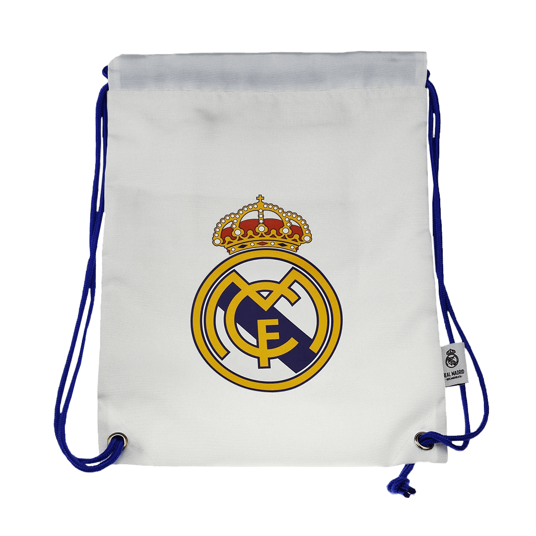 Real Madrid Gymsack White (Not Sold Alone) - bestsoccerstore