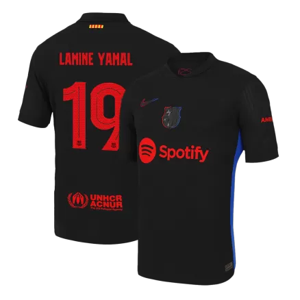 Authentic LAMINE YAMAL #19 Soccer Jersey Barcelona Away Shirt 2024/25-UCL - bestsoccerstore