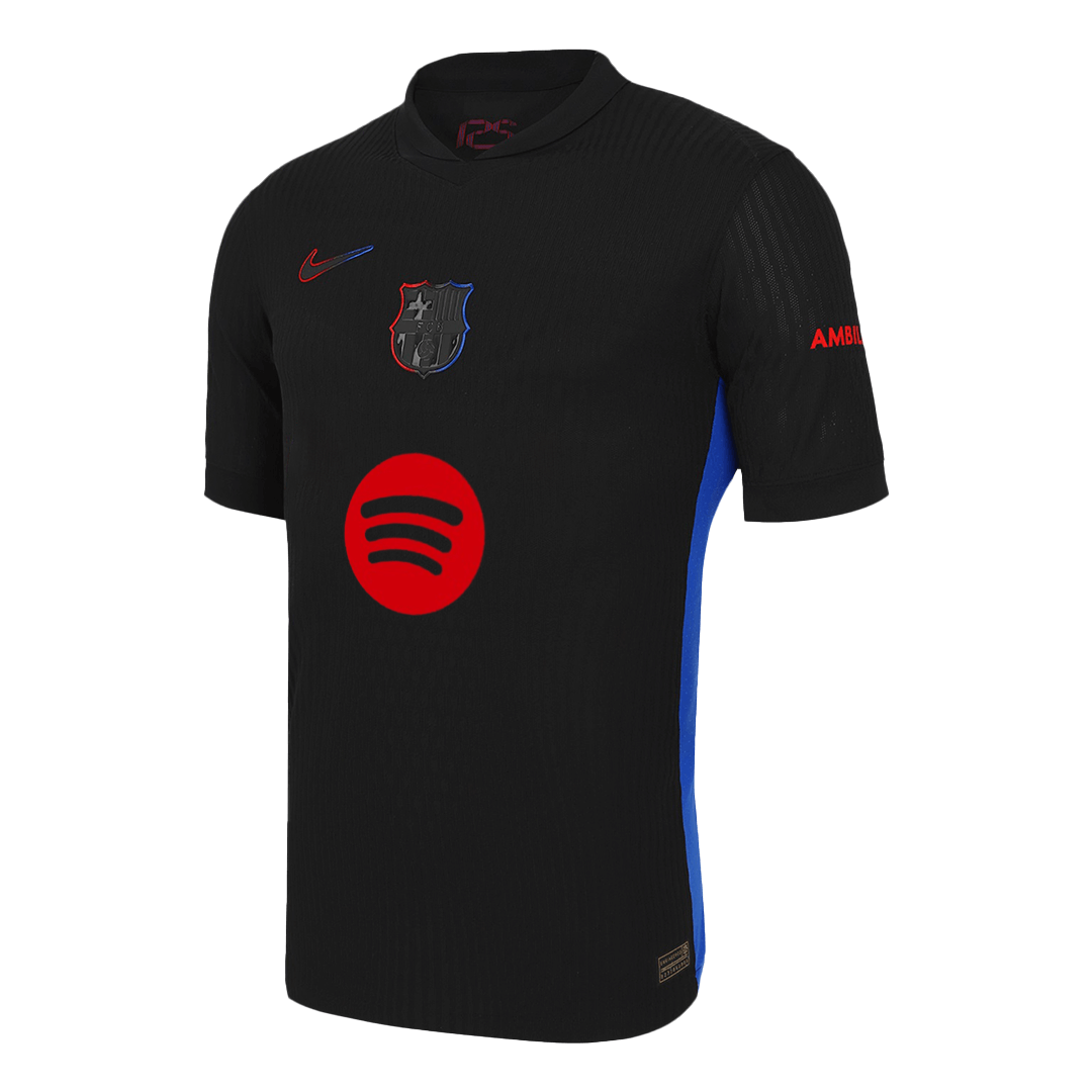 Barcelona GAVI #6 Away Custom Player Version Soccer Jersey - Spotify Logo Without Text - bestsoccerstore