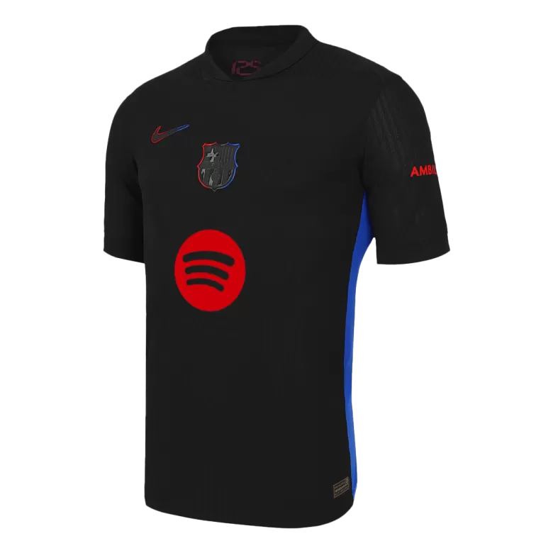 Authentic F.DE JONG #21 Soccer Jersey Barcelona Away Shirt 2024/25 Spotify Logo Without Text - bestsoccerstore