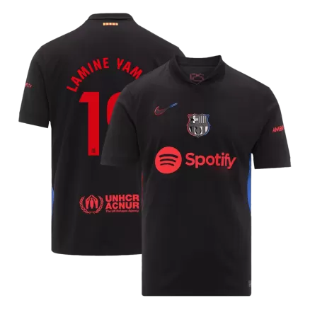 LAMINE YAMAL #19 Barcelona Soccer Jersey Away Custom Shirt 2024/25 - bestsoccerstore