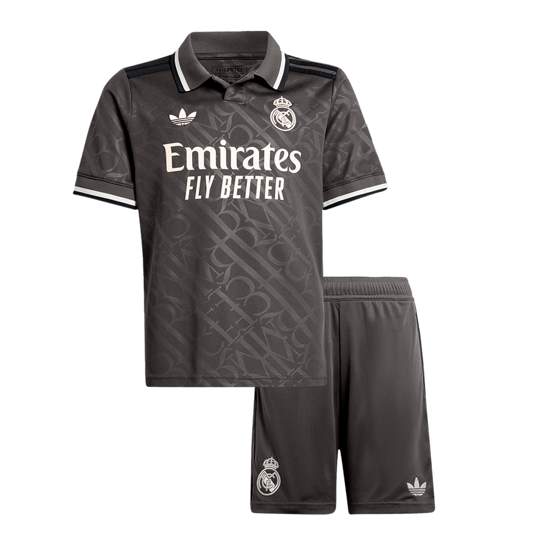 Kids Real Madrid Third Away Custom Soccer Kits - bestsoccerstore