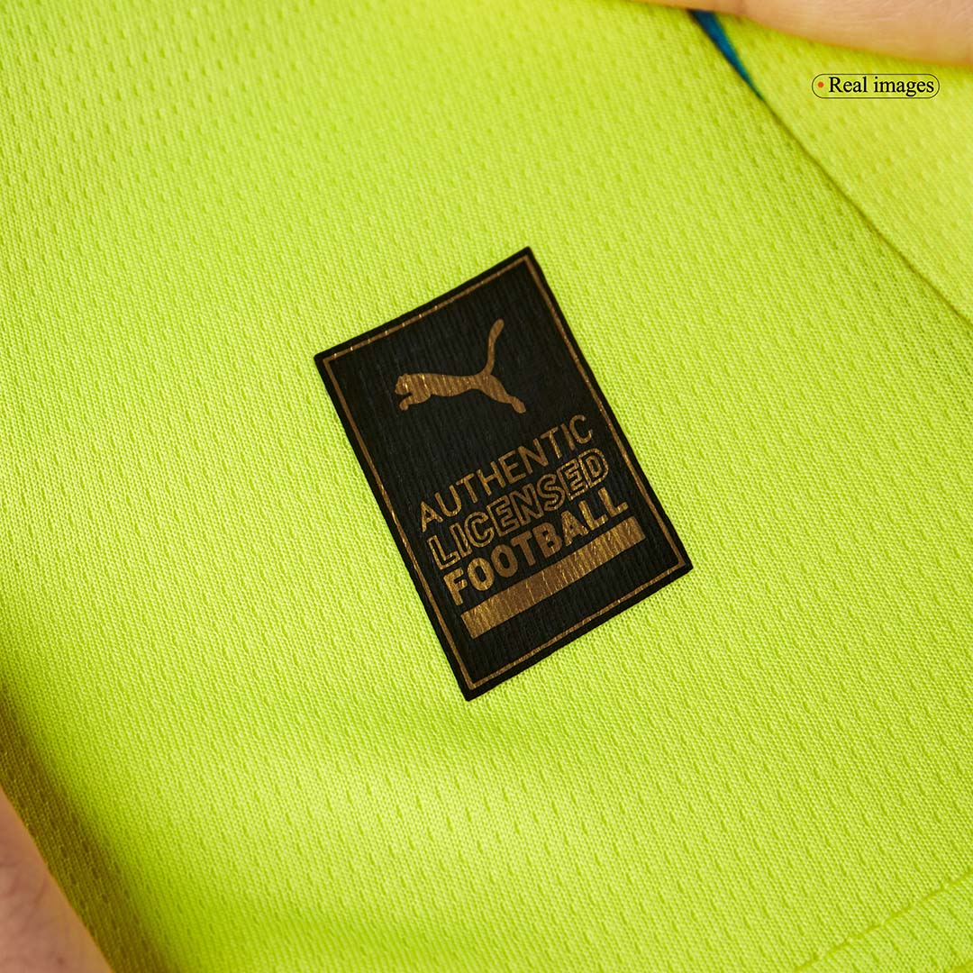 Kids Manchester City Away Custom Soccer Kits - bestsoccerstore