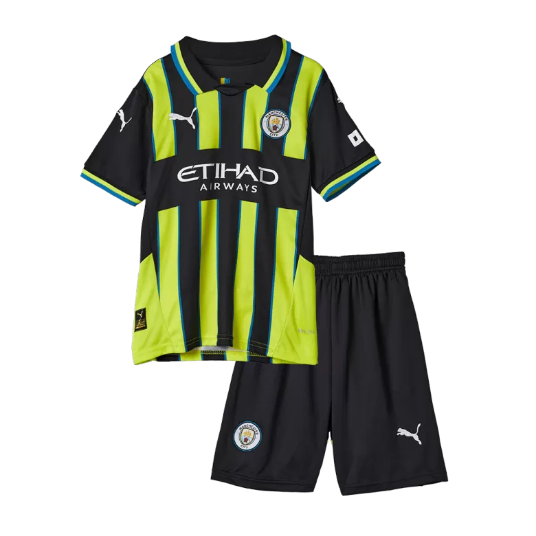 Kids Manchester City Custom Away Full Soccer Kits
2024/25 - bestsoccerstore