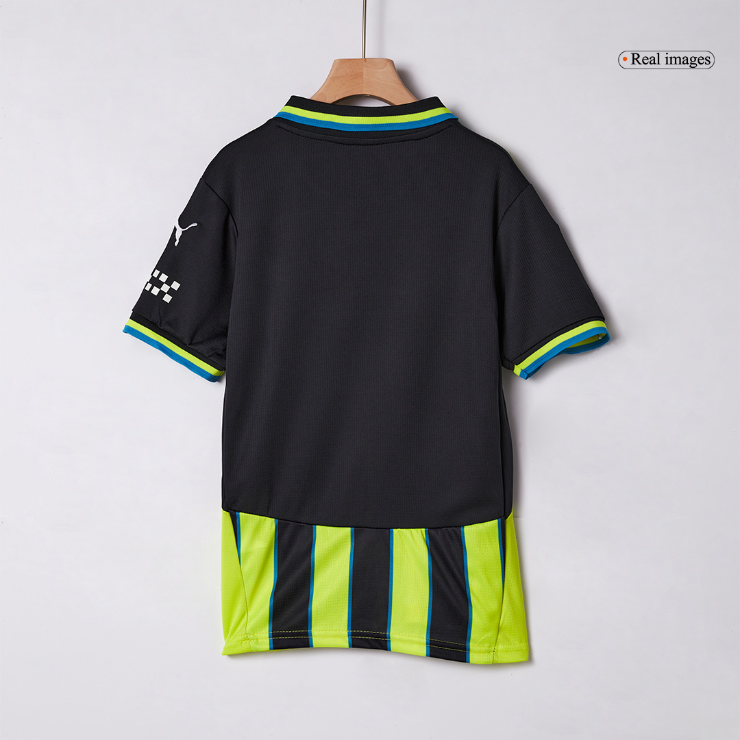 Kids Manchester City Away Custom Soccer Kits - bestsoccerstore